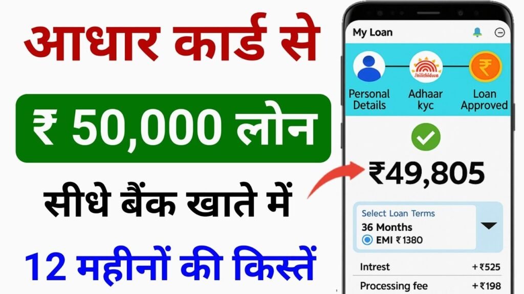 मोबाइल से ₹50,000 का Instant Loan